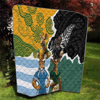 Rugby 2025 Championship Quilt Southern Hemisphere Countries Mascots LT14 - Polynesian Pride