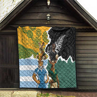 Rugby 2025 Championship Quilt Southern Hemisphere Countries Mascots LT14 - Polynesian Pride