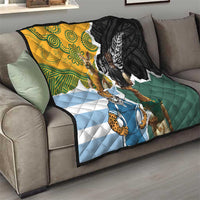 Rugby 2025 Championship Quilt Southern Hemisphere Countries Mascots LT14 - Polynesian Pride