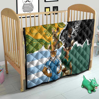 Rugby 2025 Championship Quilt Southern Hemisphere Countries Mascots LT14 - Polynesian Pride