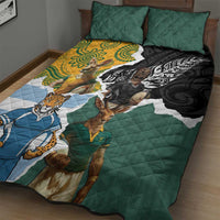 Rugby 2025 Championship Quilt Bed Set Southern Hemisphere Countries Mascots LT14 - Polynesian Pride