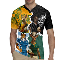Personalised Rugby 2025 Championship Rugby Jersey Southern Hemisphere Countries Mascots LT14 - Polynesian Pride