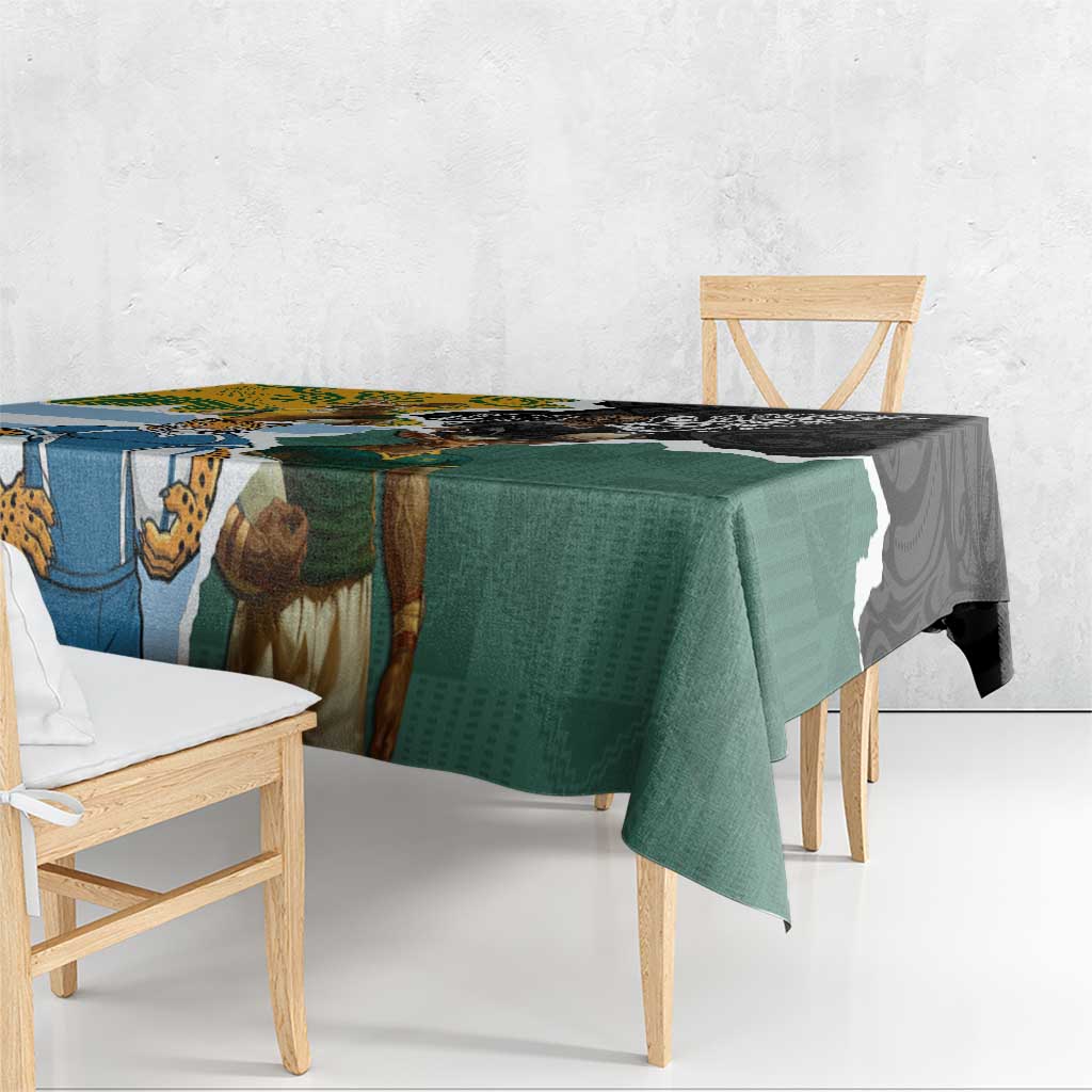 Rugby 2025 Championship Tablecloth Southern Hemisphere Countries Mascots LT14 - Polynesian Pride