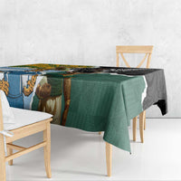 Rugby 2025 Championship Tablecloth Southern Hemisphere Countries Mascots LT14 - Polynesian Pride