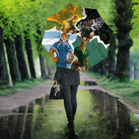Rugby 2025 Championship Umbrella Southern Hemisphere Countries Mascots LT14 - Polynesian Pride