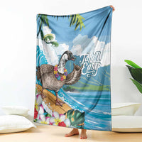 Aloha Hawaii Shaka Nene Goose Blanket Surfing Take It Easy LT14 - Polynesian Pride