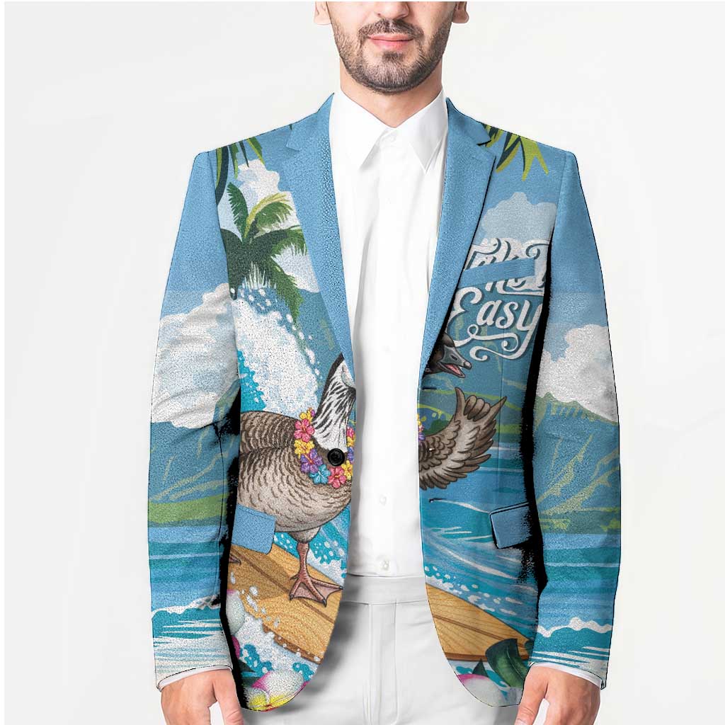 Aloha Hawaii Shaka Nene Goose Blazer Surfing Take It Easy LT14 - Polynesian Pride