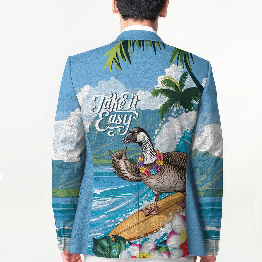 Aloha Hawaii Shaka Nene Goose Blazer Surfing Take It Easy LT14 - Polynesian Pride