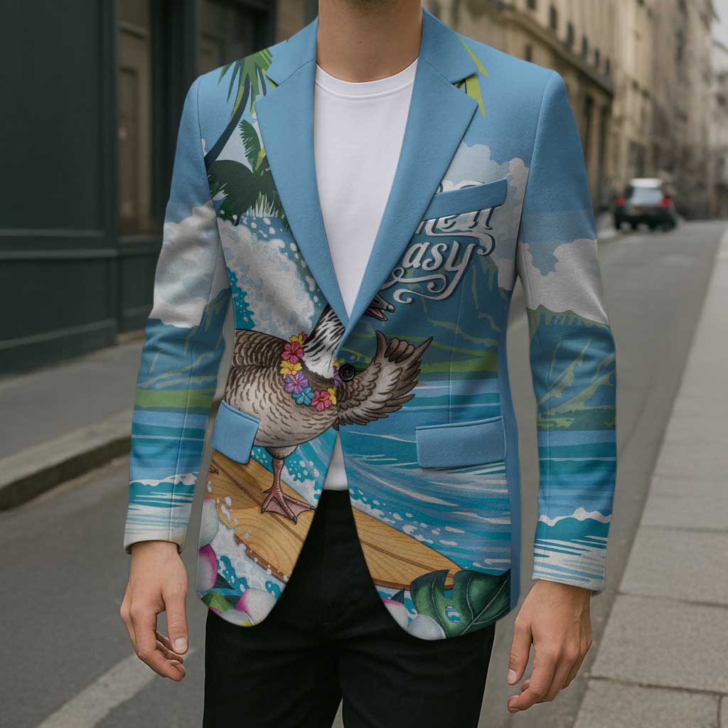 Aloha Hawaii Shaka Nene Goose Blazer Surfing Take It Easy LT14 - Polynesian Pride