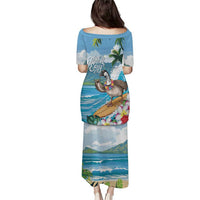 Aloha Hawaii Shaka Nene Goose Puletasi Surfing Take It Easy LT14 - Polynesian Pride