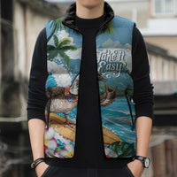 Aloha Hawaii Shaka Nene Goose Sleeveless Puffer Jacket Surfing Take It Easy LT14 - Polynesian Pride