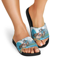 Aloha Hawaii Shaka Nene Goose Slide Sandals Surfing Take It Easy LT14 - Polynesian Pride