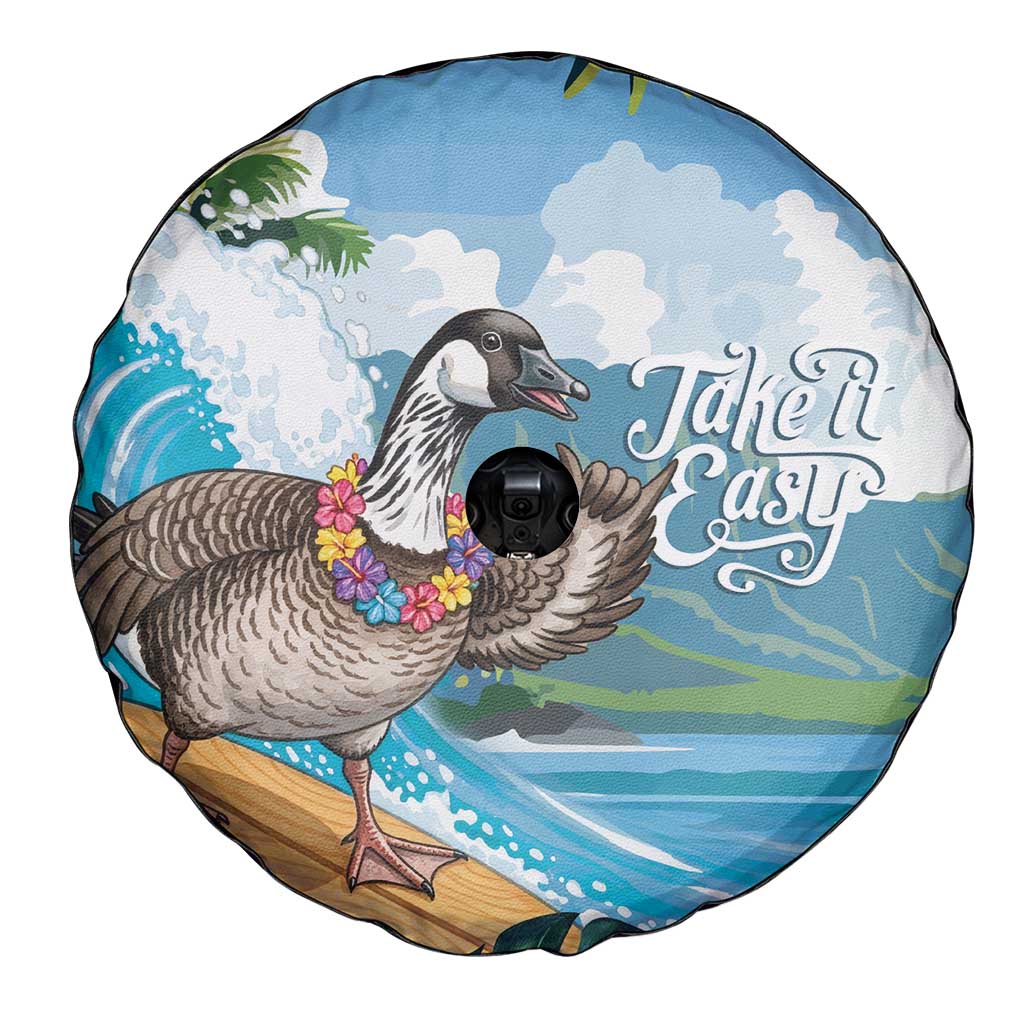 Aloha Hawaii Shaka Nene Goose Spare Tire Cover Surfing Take It Easy LT14 - Polynesian Pride