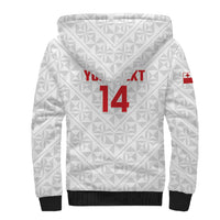 Mate Maa Tonga Rugby Custom Sherpa Hoodie 2026 Tongan Ngatu Pattern LT14 - Polynesian Pride