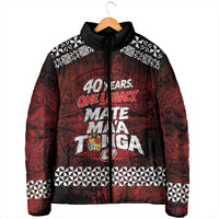 Mate Maa Tonga Rugby 2026 Padded Jacket 40 Years Anniversary One Legacy LT14 - Polynesian Pride