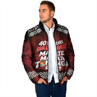 Mate Maa Tonga Rugby 2026 Padded Jacket 40 Years Anniversary One Legacy LT14 - Polynesian Pride