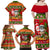 Personalised Hawaii Surfing Santa Christmas Family Matching Off Shoulder Maxi Dress and Hawaiian Shirt Tropical Pineapple Mele Kalikimaka Quilt Pattern LT14 - Polynesian Pride