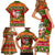 Personalised Hawaii Surfing Santa Christmas Family Matching Short Sleeve Bodycon Dress and Hawaiian Shirt Tropical Pineapple Mele Kalikimaka Quilt Pattern LT14 - Polynesian Pride