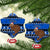 New Zealand Christmas Ceramic Ornament Aotearoa Kiwi Meri Kirihimete Blue Version LT14 Snow Flake Blue - Polynesian Pride