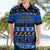 Personalised New Zealand Christmas Hawaiian Shirt Aotearoa Kiwi Meri Kirihimete Blue Version LT14 - Polynesian Pride