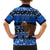 Personalised New Zealand Christmas Kid Hawaiian Shirt Aotearoa Kiwi Meri Kirihimete Blue Version LT14 - Polynesian Pride