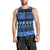 Personalised New Zealand Christmas Men Tank Top Aotearoa Kiwi Meri Kirihimete Blue Version LT14 - Polynesian Pride