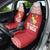 Custom Tonga Mate Maa Car Seat Cover Go Champions Tongan Ngatu - Red