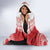 Custom Tonga Mate Maa Hooded Blanket Go Champions Tongan Ngatu - Red