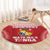 Custom Tonga Mate Maa Round Carpet Go Champions Tongan Ngatu - Red