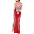 Custom Tonga Mate Maa Tank Maxi Dress Go Champions Tongan Ngatu - Red