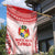 Custom Tonga Mate Maa Garden Flag Go Champions Tongan Ngatu - White