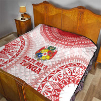 Custom Tonga Mate Maa Quilt Go Champions Tongan Ngatu - White LT14 - Polynesian Pride
