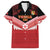 Custom Mate Maa Tonga XIII Family Matching Long Sleeve Bodycon Dress and Hawaiian Shirt Tongan Kupesi Ngatu - Rugby Style