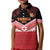 Custom Mate Maa Tonga XIII Kid Polo Shirt Tongan Kupesi Ngatu - Rugby Style