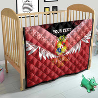 Custom Mate Maa Tonga XIII Quilt Tongan Kupesi Ngatu - Rugby Style LT14 - Polynesian Pride