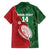 Custom Tonga And Australia Rugby Hawaiian Shirt Mate Maa Tongan Ngatu Mix Kangaroos Aboriginal