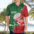 Custom Tonga And Australia Rugby Hawaiian Shirt Mate Maa Tongan Ngatu Mix Kangaroos Aboriginal