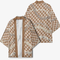 Brown Aloha Hawaii Shell Lei Kimono Palaka Hebrew Cone Honey Cowrie Elegant Curves LT14 - Polynesian Pride
