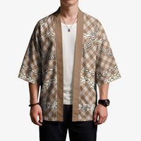 Brown Aloha Hawaii Shell Lei Kimono Palaka Hebrew Cone Honey Cowrie Elegant Curves LT14 - Polynesian Pride