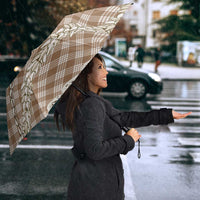 Brown Aloha Hawaii Shell Lei Umbrella Palaka Hebrew Cone Honey Cowrie Elegant Curves LT14 - Polynesian Pride