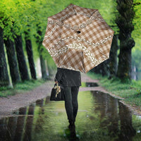 Brown Aloha Hawaii Shell Lei Umbrella Palaka Hebrew Cone Honey Cowrie Elegant Curves LT14 - Polynesian Pride