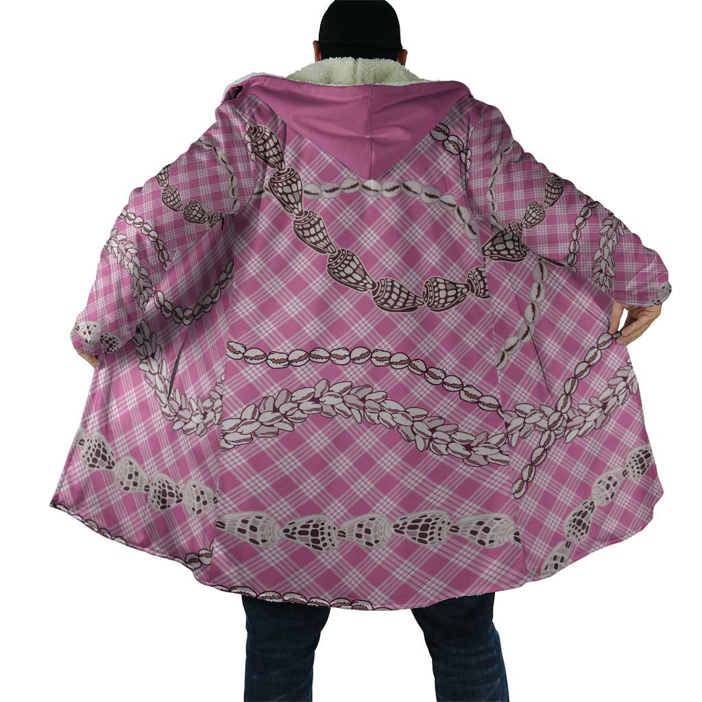 Pink Aloha Hawaii Shell Lei Cloak Palaka Hebrew Cone Honey Cowrie Elegant Curves LT14 - Polynesian Pride