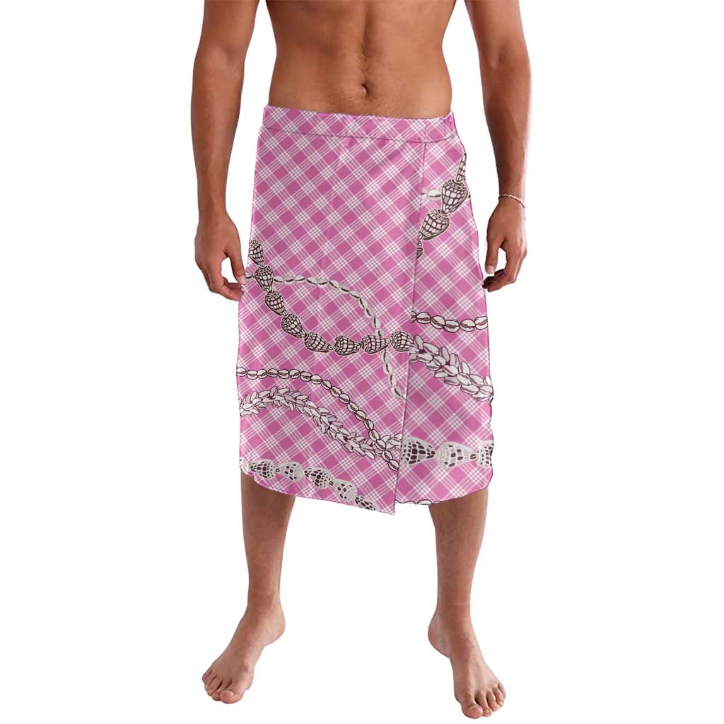 Pink Aloha Hawaii Shell Lei Lavalava Palaka Hebrew Cone Honey Cowrie Elegant Curves LT14 Pink - Polynesian Pride