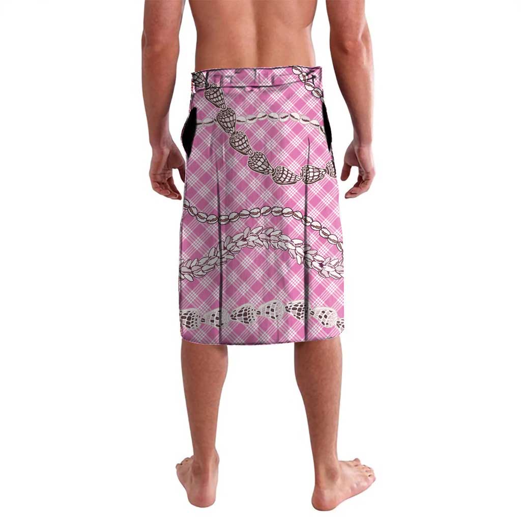 Pink Aloha Hawaii Shell Lei Lavalava Palaka Hebrew Cone Honey Cowrie Elegant Curves LT14 - Polynesian Pride
