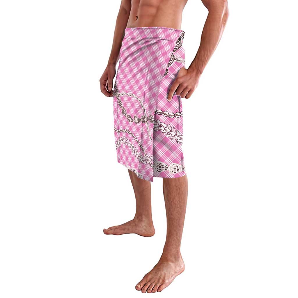 Pink Aloha Hawaii Shell Lei Lavalava Palaka Hebrew Cone Honey Cowrie Elegant Curves LT14 - Polynesian Pride