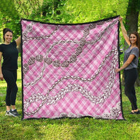 Pink Aloha Hawaii Shell Lei Quilt Palaka Hebrew Cone Honey Cowrie Elegant Curves LT14 - Polynesian Pride