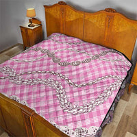 Pink Aloha Hawaii Shell Lei Quilt Palaka Hebrew Cone Honey Cowrie Elegant Curves LT14 - Polynesian Pride