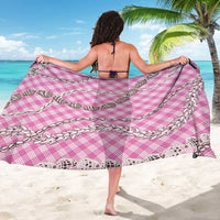 Pink Aloha Hawaii Shell Lei Sarong Palaka Hebrew Cone Honey Cowrie Elegant Curves LT14 - Polynesian Pride