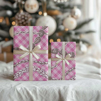Pink Aloha Hawaii Shell Lei Wrapping Paper Palaka Hebrew Cone Honey Cowrie Elegant Curves LT14 - Polynesian Pride