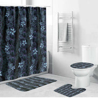 Purple Paradise Hawaii Shell Lei Bathroom Set Hawaiian Sunrise Shell Hebrew Cone Plumeria LT14 Bathroom Set (4 pcs) Purple - Polynesian Pride